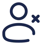 User Cross SVG Icon